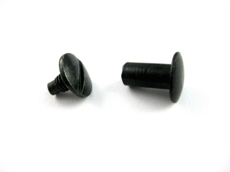 Chicago Screws (Schrauben, schwarz verzinkt) - 10,0 mm - 50 Stück 