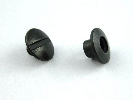 Chicago Screws (Schrauben, schwarz verzinkt) - 3,5 mm - 50 Stück 