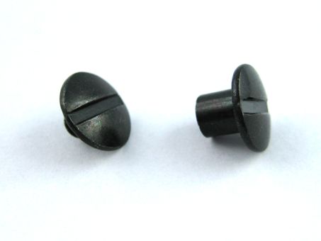 Chicago Screws (Schrauben, schwarz verzinkt) - 5,0 mm - 10 Stück 
