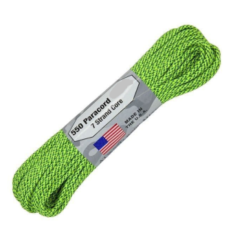 Paracord 550, Typ III, 15 m (50 ft.) - Farbe: Green Spec 