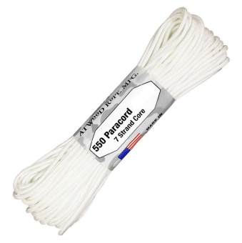 Paracord 550, Typ III, 15 m (50 ft.) - Farbe: White 