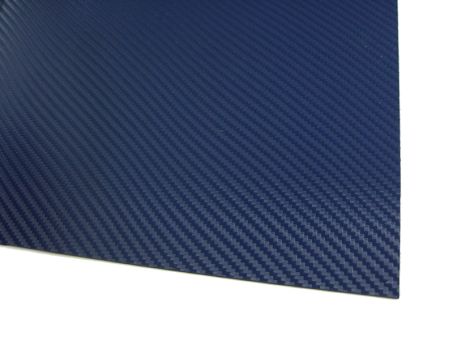 HOLSTEX®, Stärke ca. 1,5 mm, Platte ca. 200x300 mm, Police Blue - Carbon Fiber 