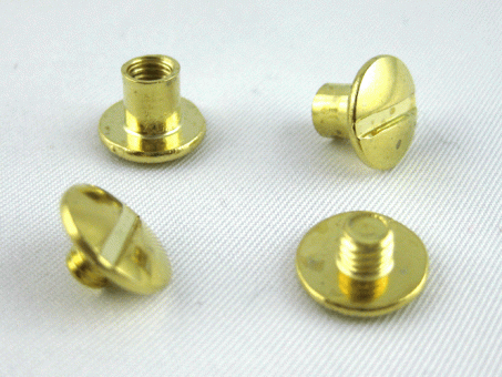 Chicago Screws (Schrauben goldfarben) - 5,0 mm - 50 Stück 