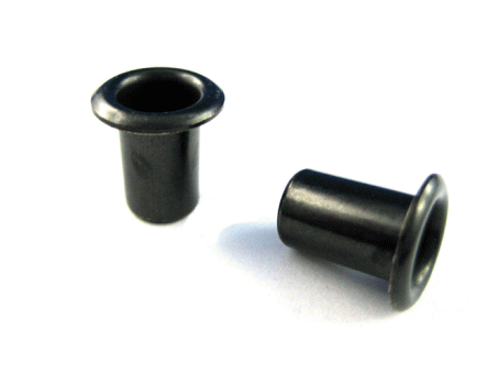 Oesen/Nieten/Hohlnieten (schwarz) - 10,5 mm - 10 Stück 